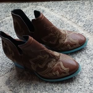 Circle G Coral Boots Q0099